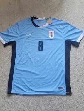 Nike Uruguay National Team Emiliano Martinez #8 2025 Home Soccer Jersey Men XL